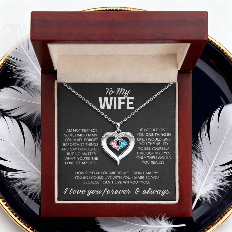 Waterdrop Heart Pendant Necklace – Meaningful Gift