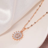Elegant Zircon Clavicle Necklace – Gift Jewelry