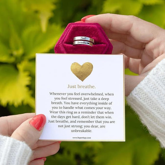 Love Letter Adjustable Ring – Gift For Daughter