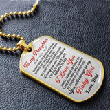 To My Son – Inspirational Message Necklace