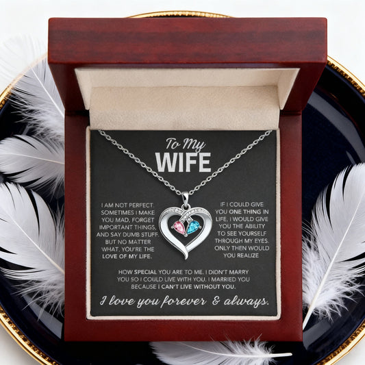 Waterdrop Heart Pendant Necklace – Meaningful Gift