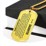 To My Son – Inspirational Message Necklace