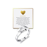 Love Letter Adjustable Ring – Gift For Daughter